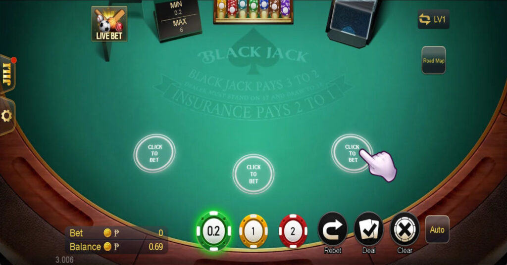 Virtual blackjack