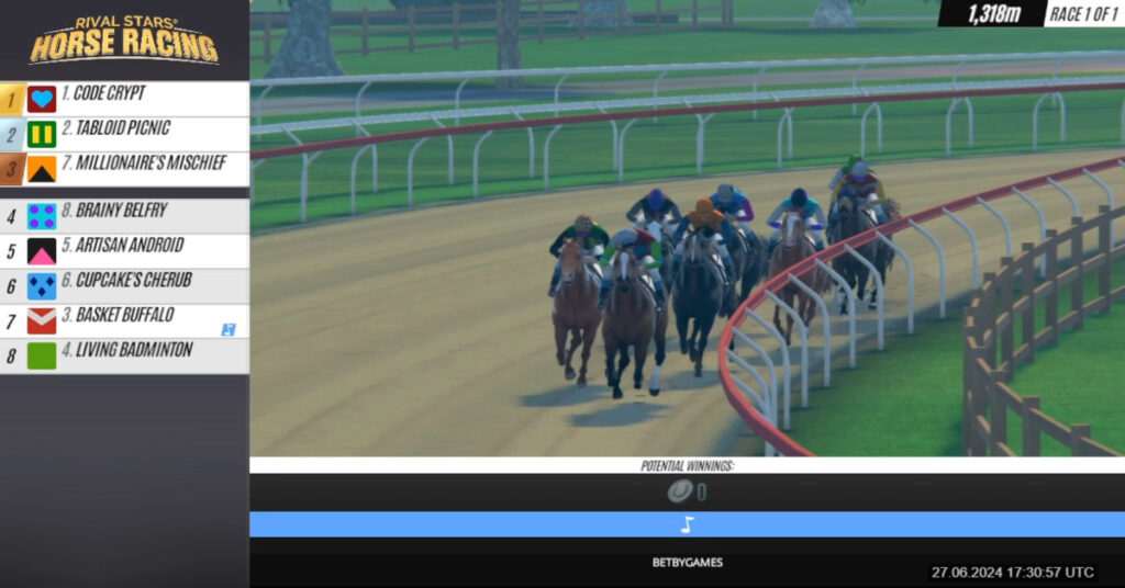 Virtual Horse Racing